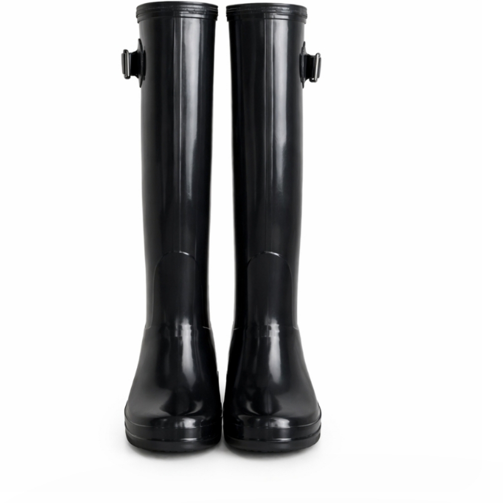 C Hunter | Original Tall Gloss Rain Rubber Boots  37 EU (UK 4 B) - Picture 3 of 14